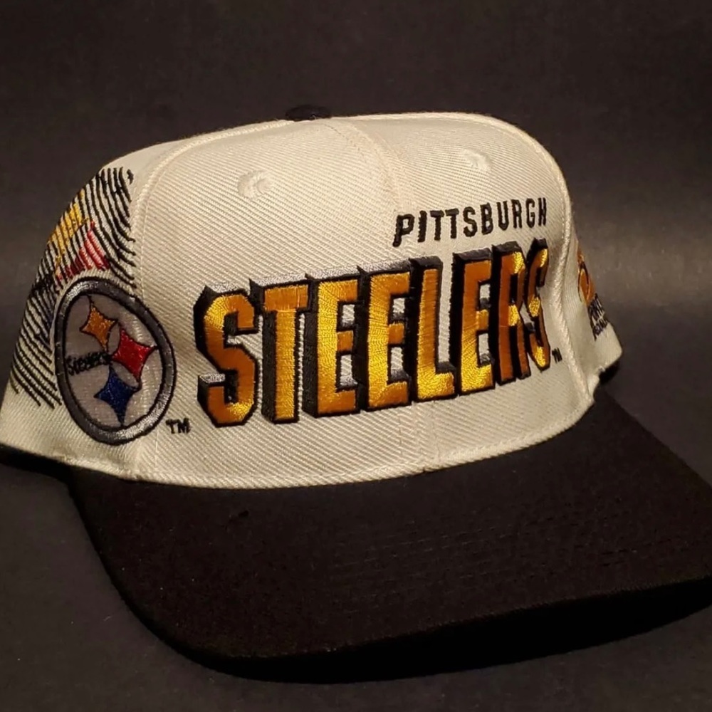 1990s Pittsburgh Steelers Vintage NFL Pro Line Hat